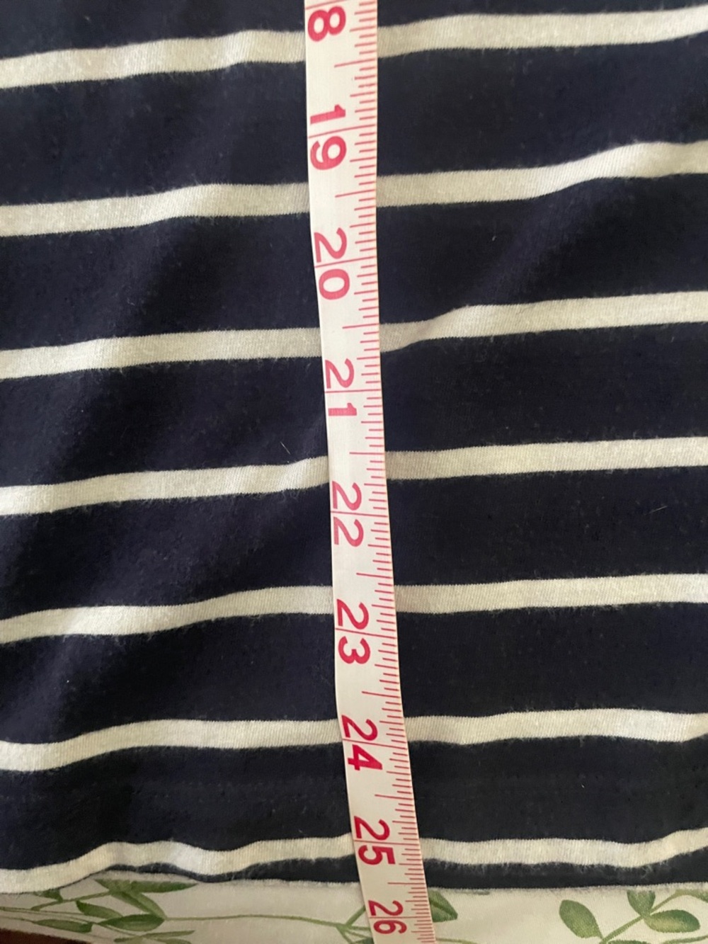 Banana Republic Navy & White Striped Timeless Tee - Picture 4 of 4
